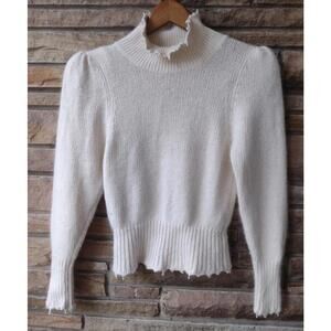 VTG 80s Susann d Silk Angora Beaded Sweater Victorian Cottagecore Hong Kong S